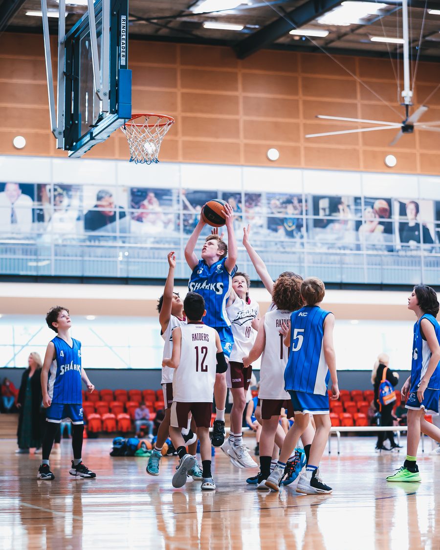 Scarborough Sharks juniors in a game